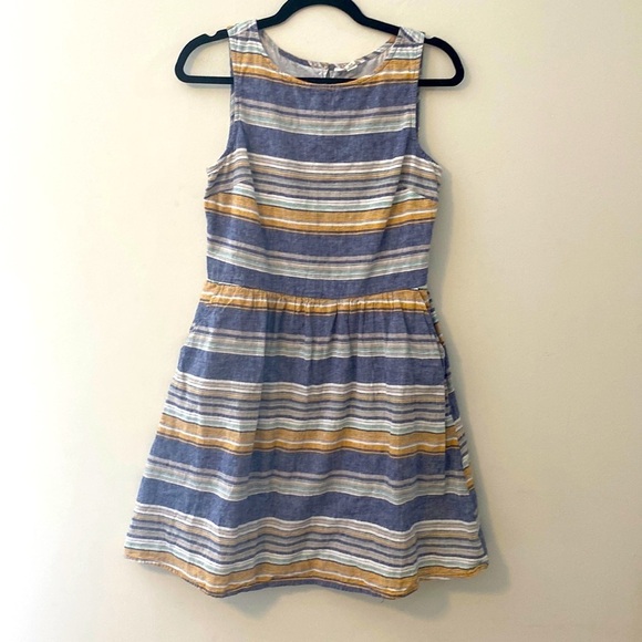 beachlunchlounge Dresses & Skirts - Beach/Lunch/Lounge Collection, Striped Sleeveless Sun Dress, S, w/Pockets